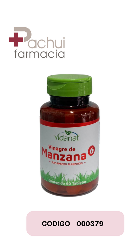 VINAGRE DE MANZANA CON 60 TAB