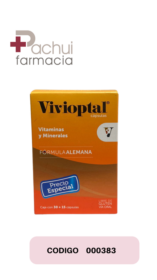 VIVIOPTAL 30 CAPS CON 15 CAPS