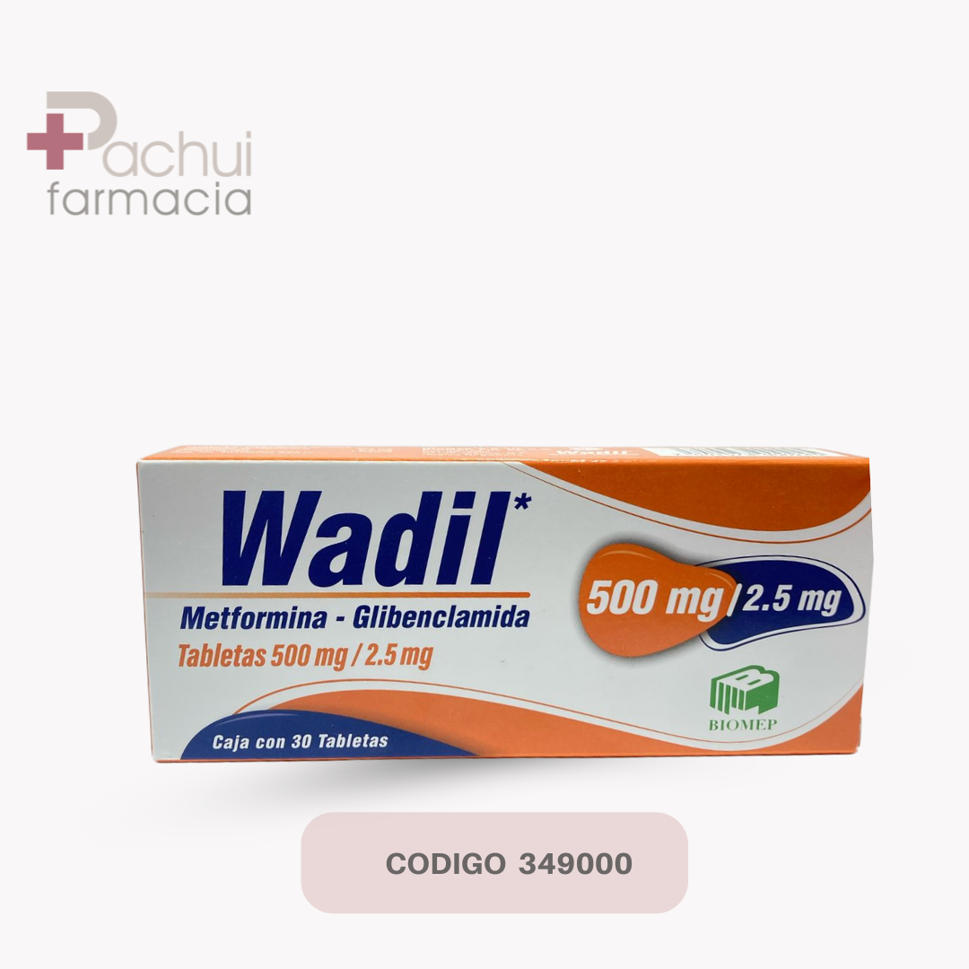 Wadil 500/2.5 Mg C/30 Tab