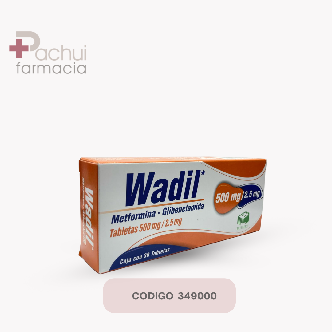Wadil 500/2.5 Mg C/30 Tab