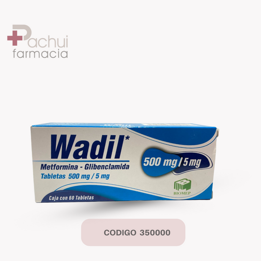Wadil 500/5 Mg C/60 Tab