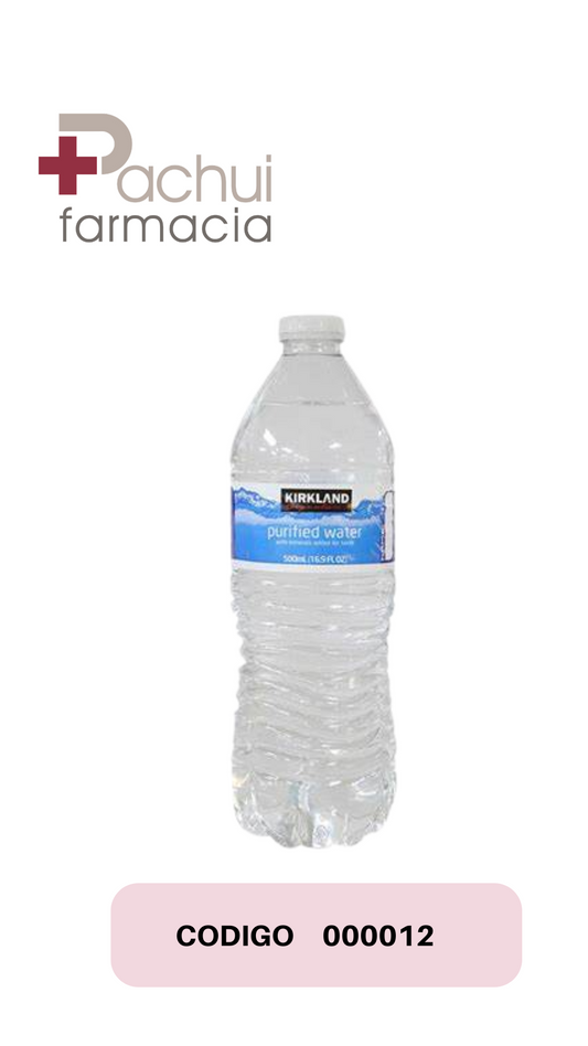 AGUA PURIFICADA 500ML