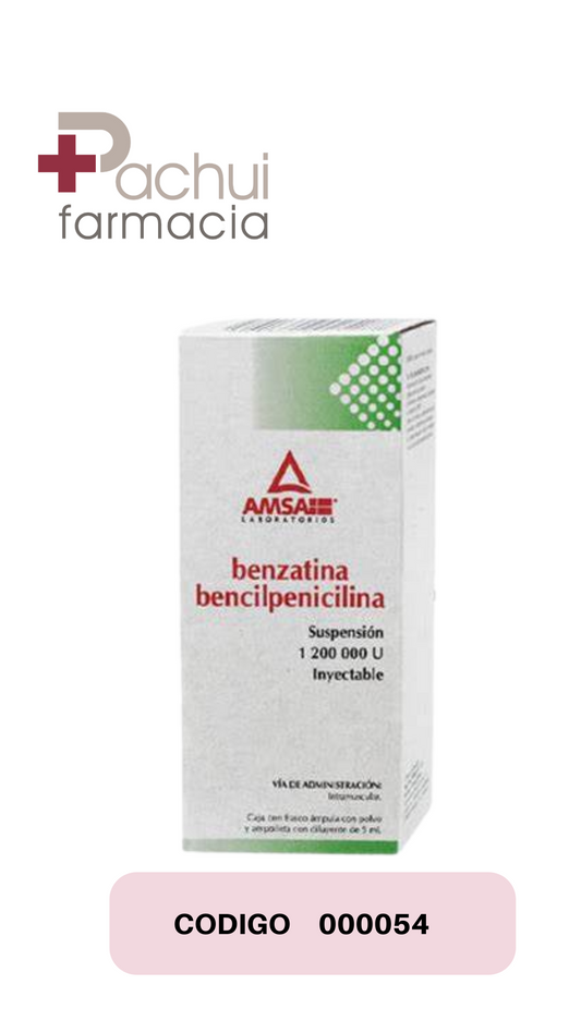 Benzatina Bencilpen 1 Fa 1,200,000U/5 Ml